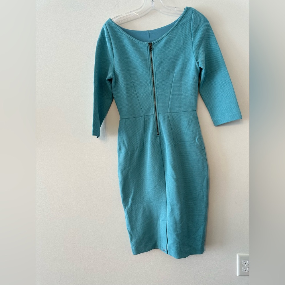 Boden Aurelia Ottoman Dress Blue NWOT - Picture 5 of 14